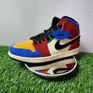 Size 10 - Jordan 1 Mid x Blue The Great Fearless 2019